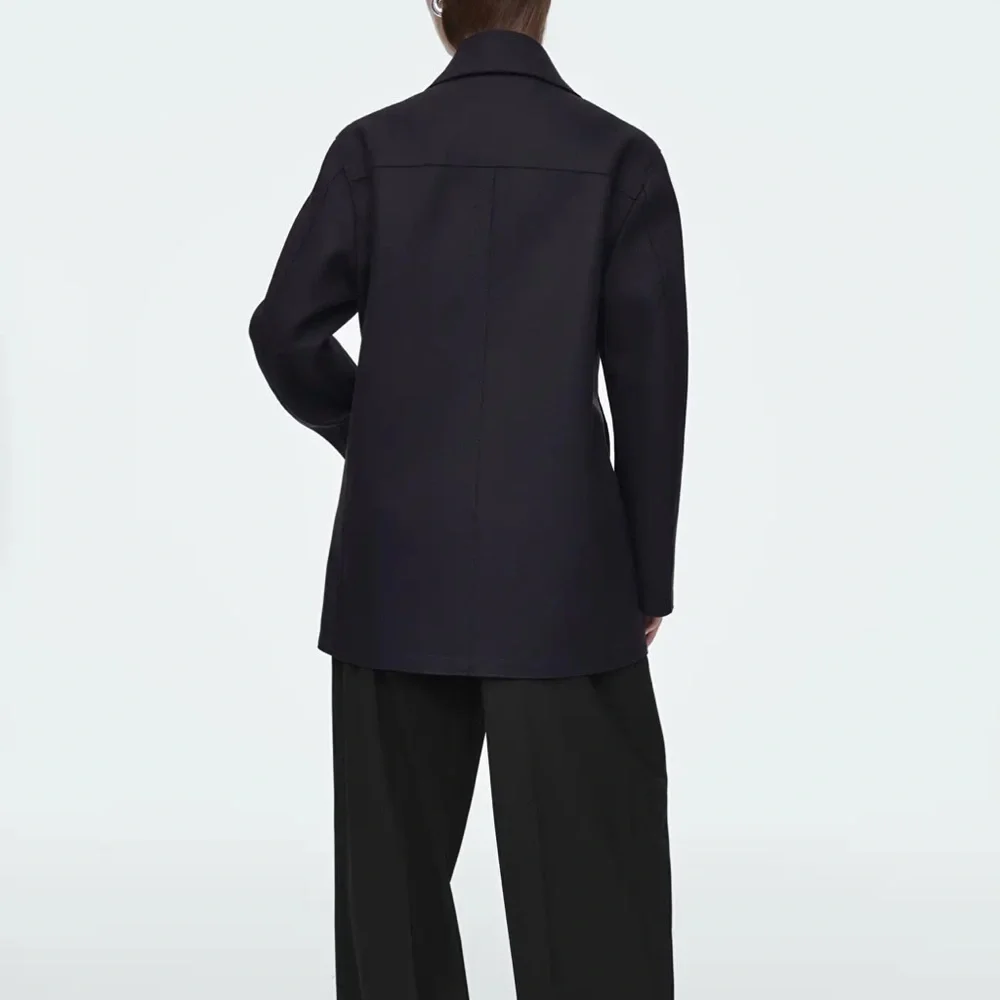 COS relaxed wool pea coat - Picture 3 of 5